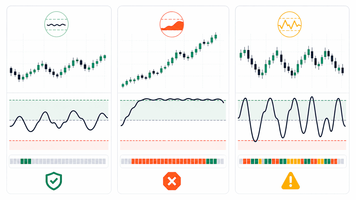 Use time spent above +100 to judge the current state