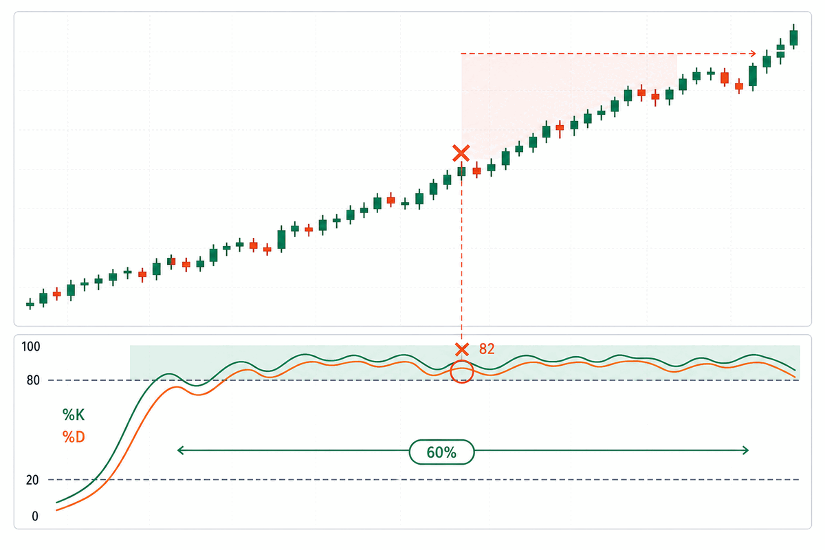 The 80 sell rule breaks down in trends